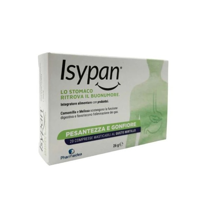 Isypan Pesantezza e Gonfiore 20 compresse masticabili