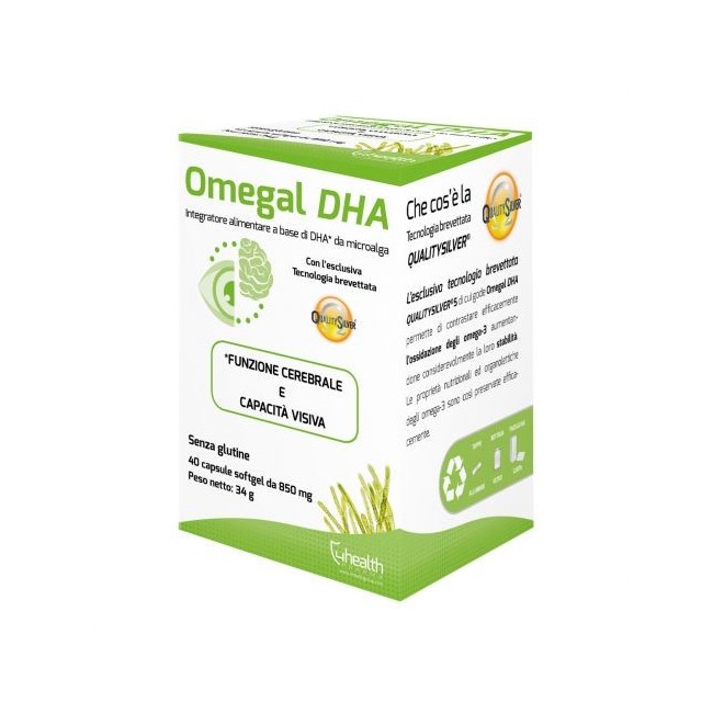 4 health Omegal dha 40 capsule molli integratore di omega 3 4 health Omegal dha 40 capsule molli integratore di omega 3