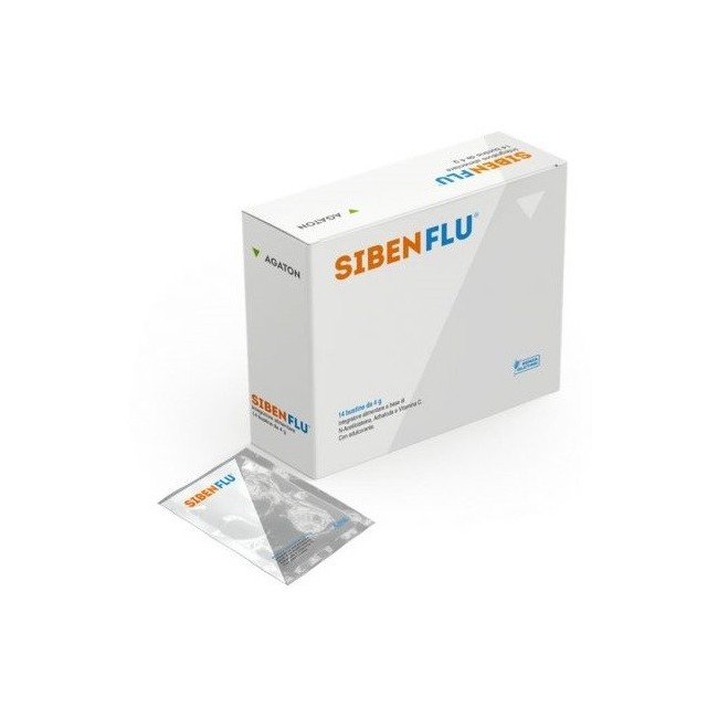 Agaton Siben flu integratore 14 bustine da 4 g Agaton Siben flu integratore 14 bustine da 4 g