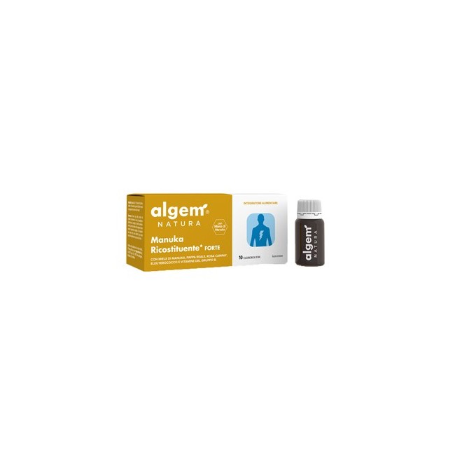 Algem manuka ricostituente forte 10 flaconcini 10 ml Algem manuka ricostituente forte 10 flaconcini 10 ml
