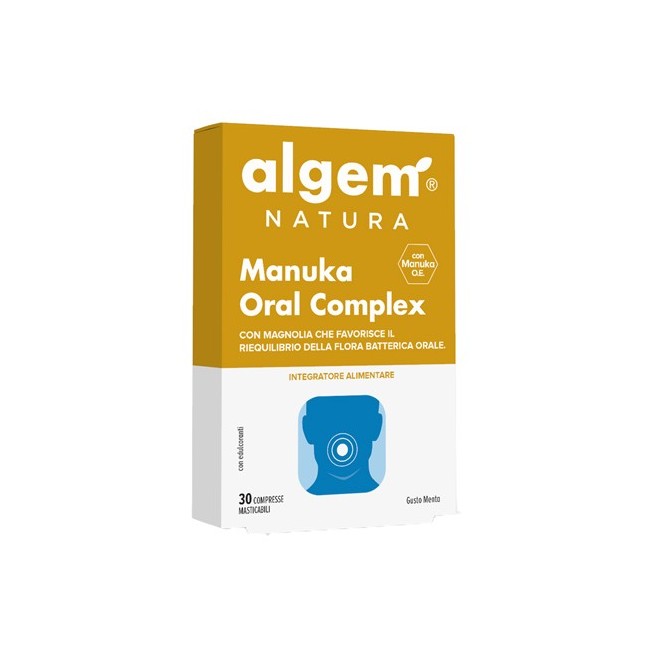 Algem Manuka Oral Complex 30 Compresse Infezioni e Alitosi Algem Manuka Oral Complex 30 Compresse Infezioni e Alitosi