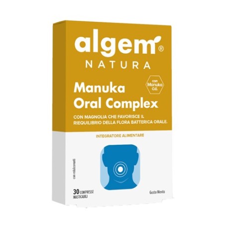 Algem Manuka Oral Complex 30 Compresse Infezioni e Alitosi Algem Manuka Oral Complex 30 Compresse Infezioni e Alitosi