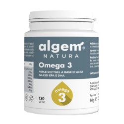 Algem Natura Omega 3 integratore 120 Perle Softgel