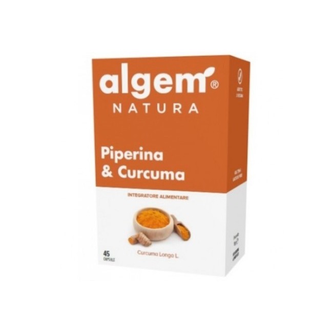 Algem Natura Piperina & Curcuma 45 Capsule Algem Natura Piperina & Curcuma 45 Capsule