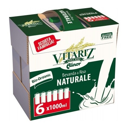 Vitariz Bevanda Di Riso Nat Bauletto 6 X 1000 ml Vitariz Bevanda Di Riso Nat Bauletto 6 X 1000 ml
