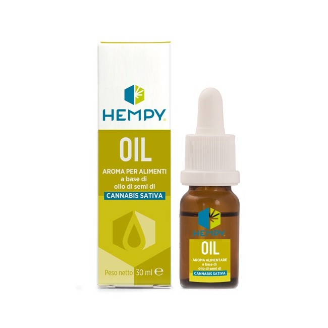 Hempy olio semi canapa aroma per alimenti 30 ml Hempy olio semi canapa aroma per alimenti 30 ml