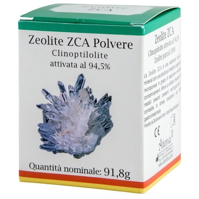 Atena bio Zeolite polvere chelante formato 91,8g Atena bio Zeolite polvere chelante formato 91,8g