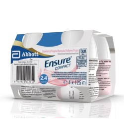 Ensure Compact Fragola 4 Bottiglie 125 Ml