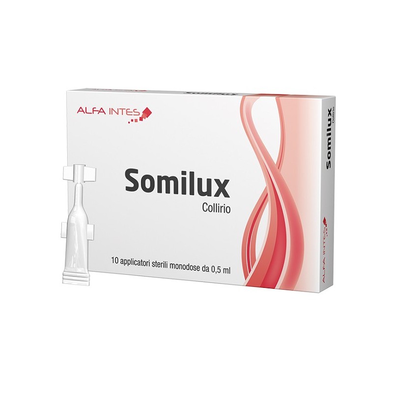 Alfa intes Somilux collirio 10 applicatori sterili monodose da 0,5 ml -  Para-Farmacia Bosciaclub