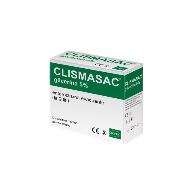 Sofar Enteroclisma clismasac glicerina 5% 2 litri Sofar Enteroclisma clismasac glicerina 5% 2 litri