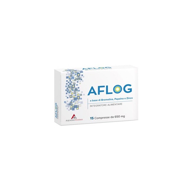 Aquadro pharma Aflog integratore 15 compresse Aquadro pharma Aflog integratore 15 compresse