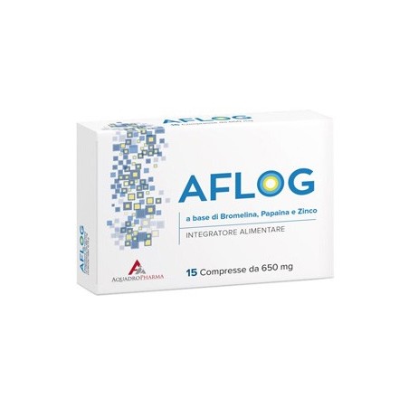 Aquadro pharma Aflog integratore 15 compresse Aquadro pharma Aflog integratore 15 compresse