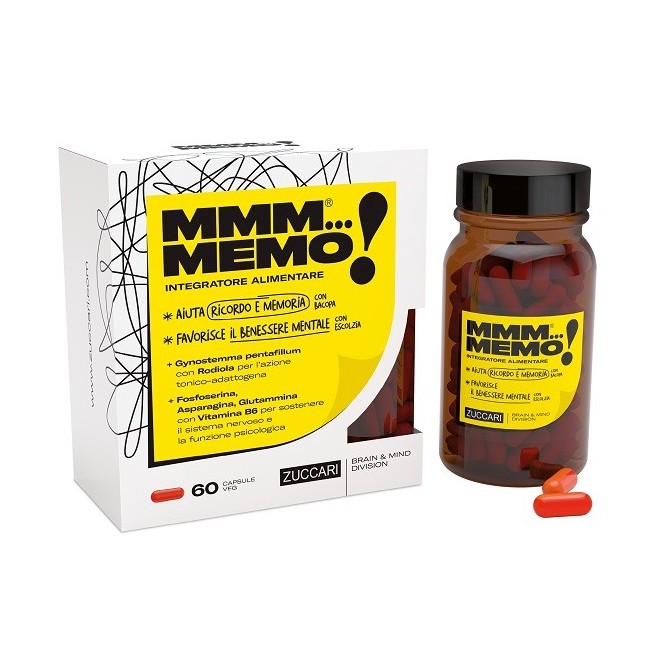 Zuccari Mmm memo integratore 60 capsule Zuccari Mmm memo integratore 60 capsule