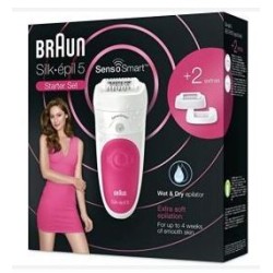 Braun epilatore Silk epil 5 sensosmart 5500 wet & dry 1 pezzo