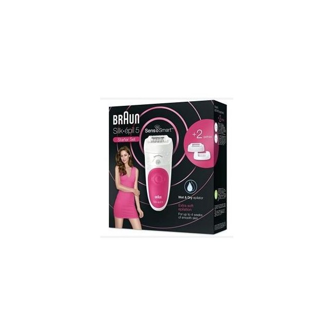 Braun epilatore Silk epil 5 sensosmart 5500 wet & dry 1 pezzo