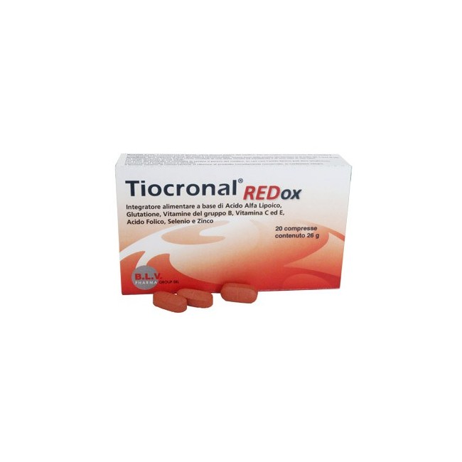 Blv pharma Tiocronal redox integratore 20 compresse Blv pharma Tiocronal redox integratore 20 compresse