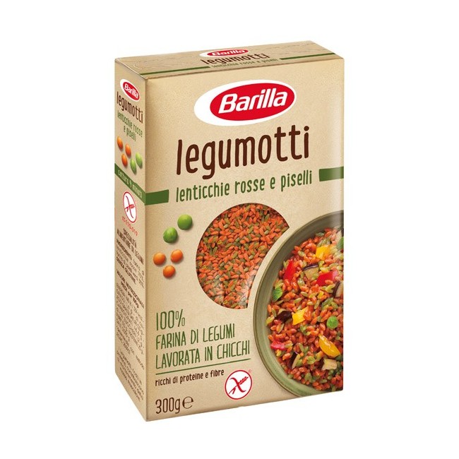 Barilla legumotti alle lenticchie rosse e piselli 300 g Barilla legumotti alle lenticchie rosse e piselli 300 g