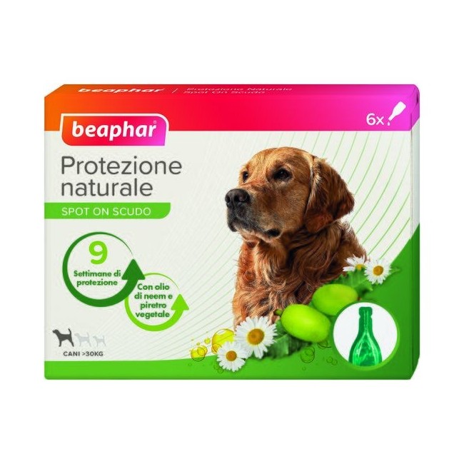 Protezione naturale spot on cane grande 6 pipette da 2 ml