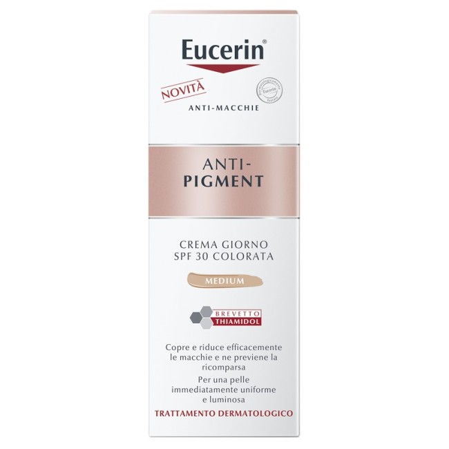 Eucerin anti-pigment giorno spf30 colorato medium crema Eucerin anti-pigment giorno spf30 colorato medium crema