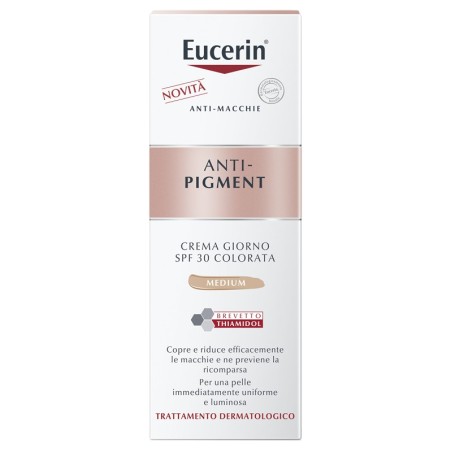 Eucerin anti-pigment giorno spf30 colorato medium crema Eucerin anti-pigment giorno spf30 colorato medium crema