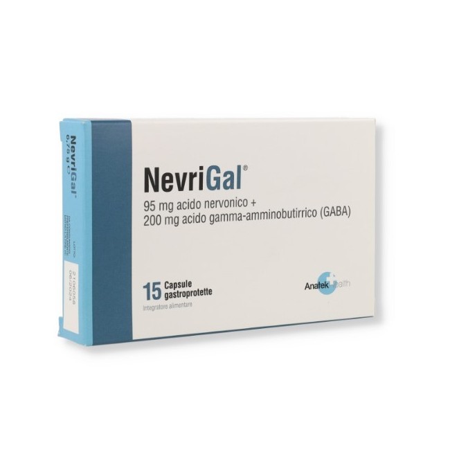 Anatek health Nevrigal integratore 15 capsule
