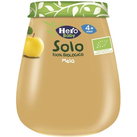 Fater Hero Solo Omogeneizzato Mela 100% Bio 120 G Fater Hero Solo Omogeneizzato Mela 100% Bio 120 G