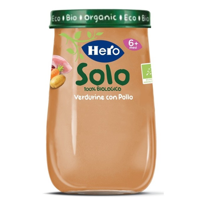 Fater Hero Baby Solo Omogeneizzato Pollo Verdure 190 G Fater Hero Baby Solo Omogeneizzato Pollo Verdure 190 G