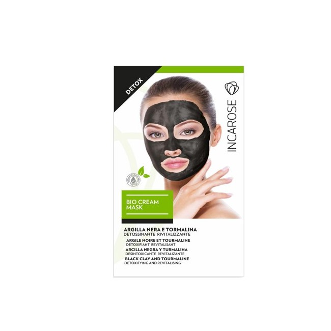 Di-va Incarose Bio Cream Mask Detox black 1 pezzo