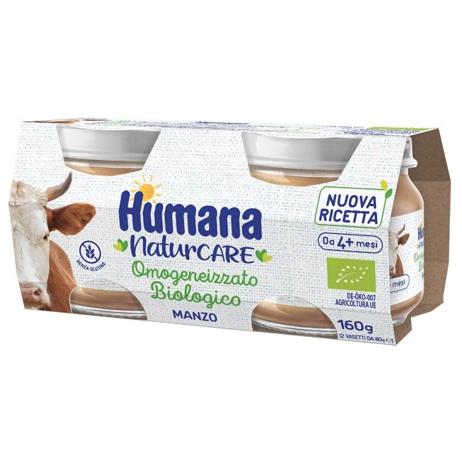 Humana Omogeneizzato Manzo Biologico 2 Pezzi 80 G Humana Omogeneizzato Manzo Biologico 2 Pezzi 80 G