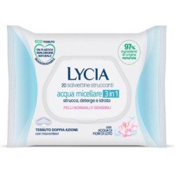 Lycia Salviettine Struccanti Acqua Micellare 3 In 1 20 Pezzi
