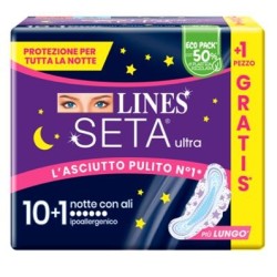 Fater Lines Seta Ultra Assorbenti Notte 10+1 Pezzi