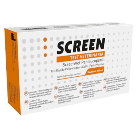 Screenvet Test Rapido Panleucopenia Feci vomito Gatto Screenvet Test Rapido Panleucopenia Feci vomito Gatto