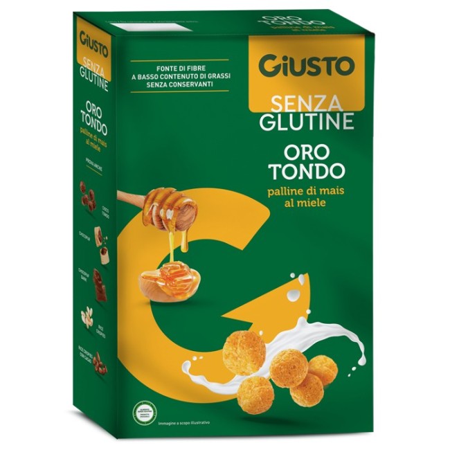 Farmafood Giusto Senza Glutine Oro Tondo Miele 250 G Farmafood Giusto Senza Glutine Oro Tondo Miele 250 G