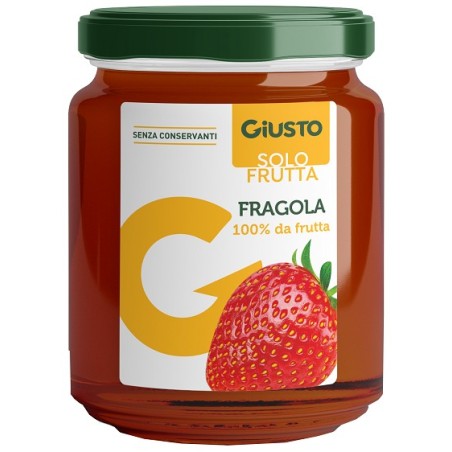 Farmafood Giusto Solo Frutta Marmellata Fragole 284 G Farmafood Giusto Solo Frutta Marmellata Fragole 284 G