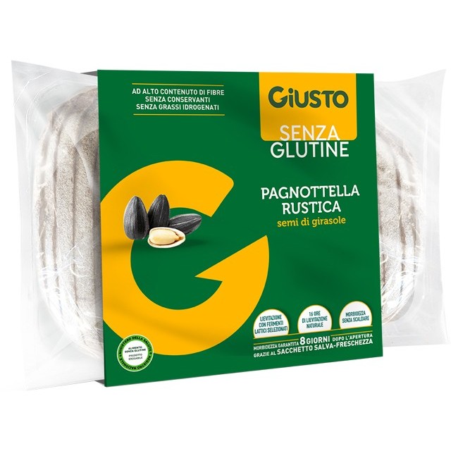 Giusto Senza Glutine Pagnottella Rustica 320 G Giusto Senza Glutine Pagnottella Rustica 320 G