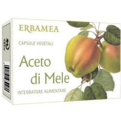 Erbamea Aceto Di Mele 30 Capsule Vegetali per il controllo del peso