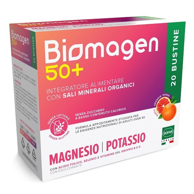 Sofar Biomagen 50+ Senza Zuccheri 20 Bustine Sofar Biomagen 50+ Senza Zuccheri 20 Bustine
