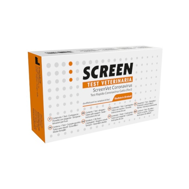 Screen Pharma Screenvet Test Rapido Coronavirus Feci Gatto
