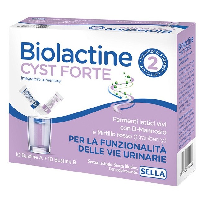 Sella Biolactine Cist Forte integratore 10 Bustine Sella Biolactine Cist Forte integratore 10 Bustine