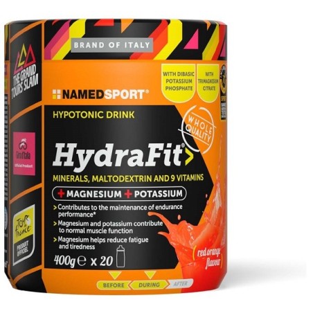 Namedsport Hydrafit integratore salino 400 grammi x 20