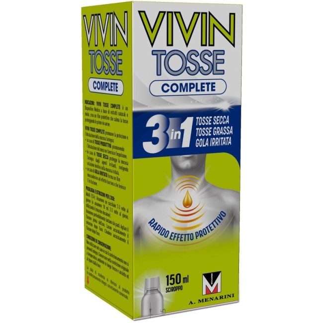 Vivin Tosse Complete Sciroppo Per Tosse 150 Ml Vivin Tosse Complete Sciroppo Per Tosse 150 Ml