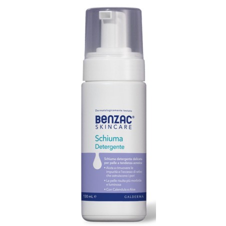 Galderma Italia Benzac Skincare Schiuma Detergente 130 Ml Galderma Italia Benzac Skincare Schiuma Detergente 130 Ml