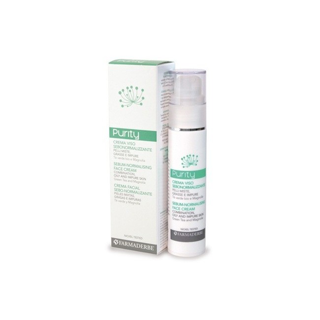 Farmaderbe Purity Crema Viso Sebonormalizzante