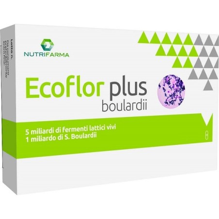 Aqua Viva Ecoflor Plus Boulardii integratore 20 Capsule Aqua Viva Ecoflor Plus Boulardii integratore 20 Capsule