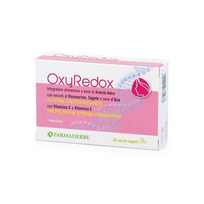 Farmaderbe Oxyredox integratore 30 Capsule Vegetali Farmaderbe Oxyredox integratore 30 Capsule Vegetali