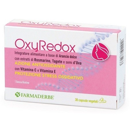 Farmaderbe Oxyredox integratore 30 Capsule Vegetali Farmaderbe Oxyredox integratore 30 Capsule Vegetali