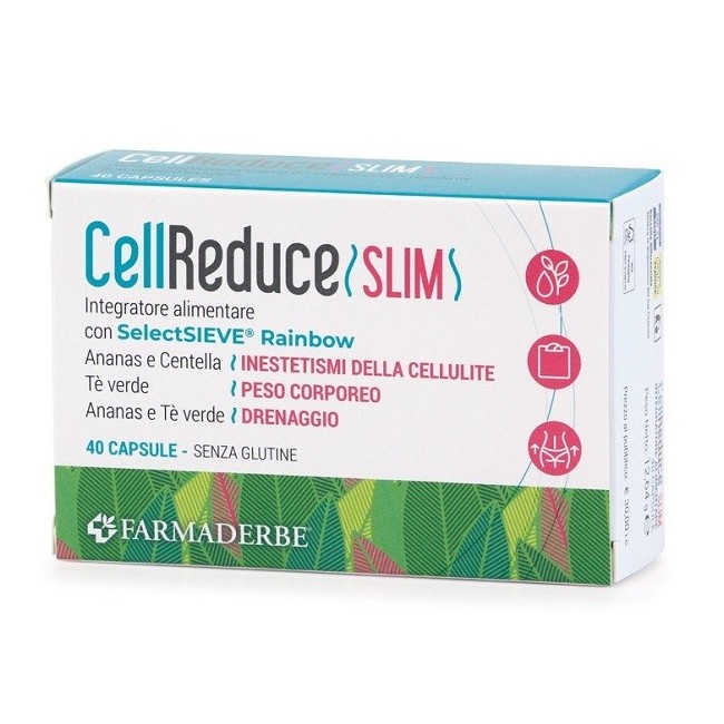 Farmaderbe Cell Reduce Slim integratore 40 Capsule Farmaderbe Cell Reduce Slim integratore 40 Capsule