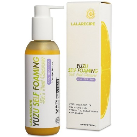 Seoul Cosmetics Lalarecipe Yuzu Self Foam 3in1 Peel Cleanser 200 Ml Seoul Cosmetics Lalarecipe Yuzu Self Foam 3in1 Peel Cleanser 200 Ml