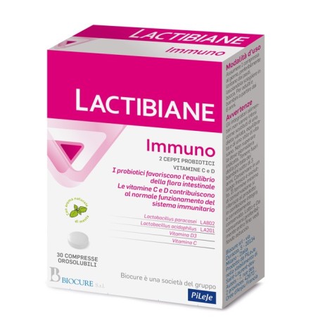 Lactibiane Immuno  Integratore 30 Compresse