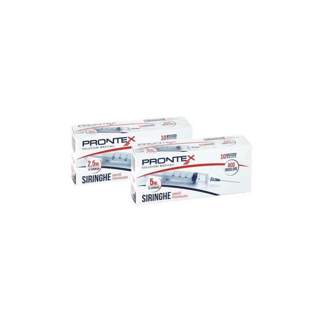 Safety Siringa Prontex 2,5 Ml Ago Indolore 10 Pezzi